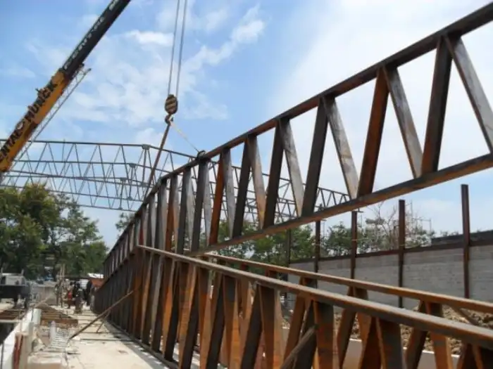 Obra em estrutura metálica executada pela SAFER