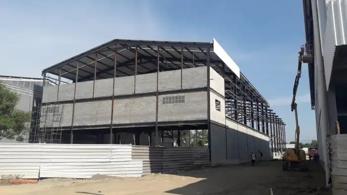 Obra em estrutura metálica executada pela SAFER