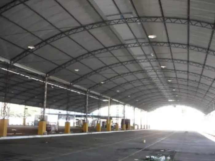 Obra em estrutura metálica executada pela SAFER