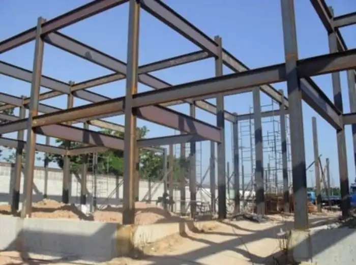 Obra em estrutura metálica executada pela SAFER