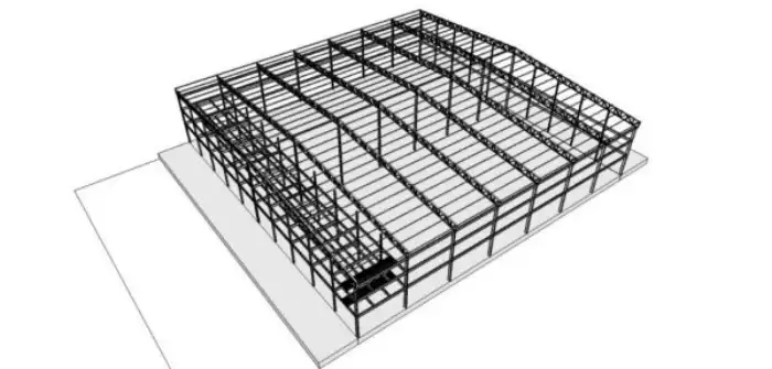 Obra em estrutura metálica executada pela SAFER
