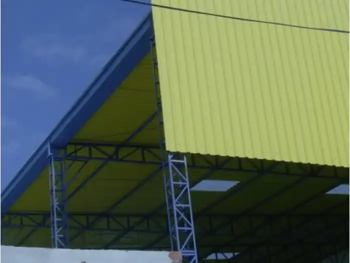 Obra em estrutura metálica executada pela SAFER