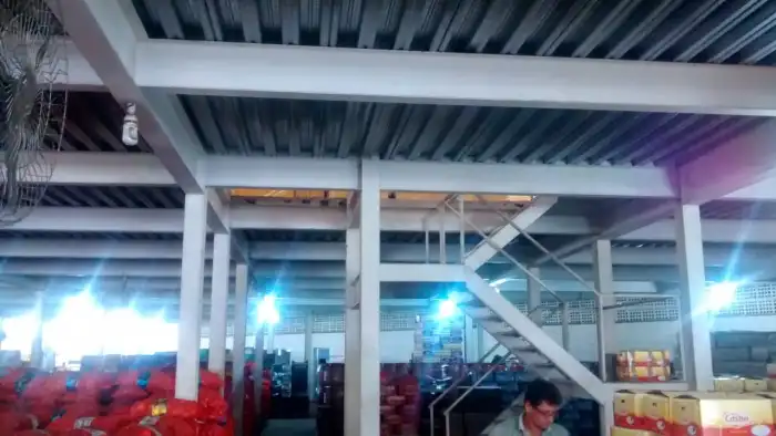 Obra em estrutura metálica executada pela SAFER