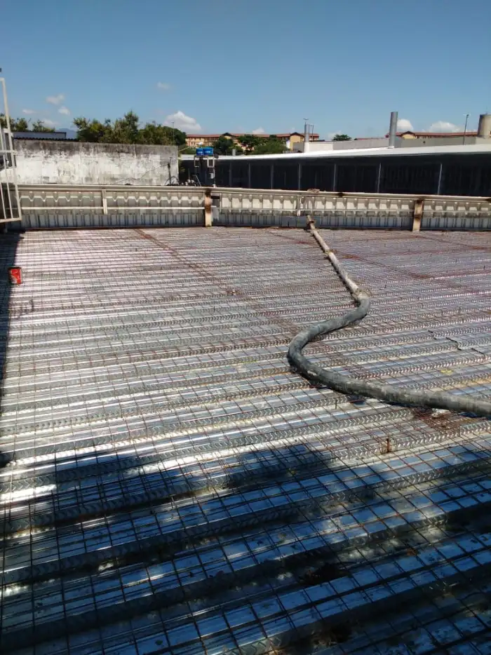 Obra em estrutura metálica executada pela SAFER