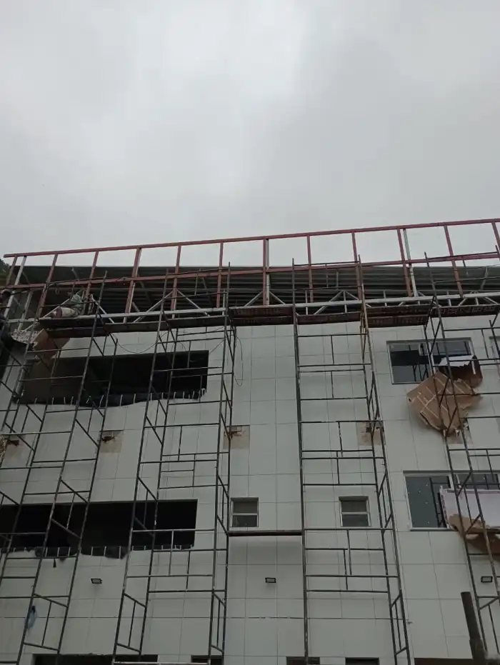 Obra em estrutura metálica executada pela SAFER