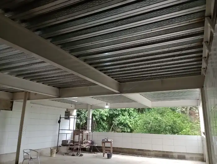Obra em estrutura metálica executada pela SAFER