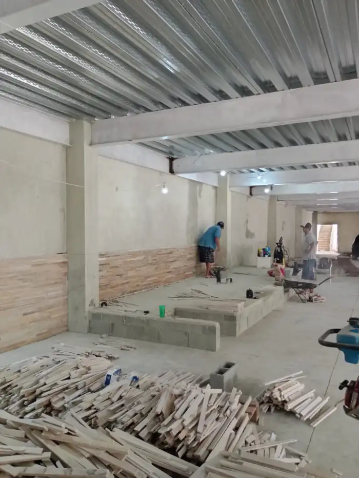 Obra em estrutura metálica executada pela SAFER
